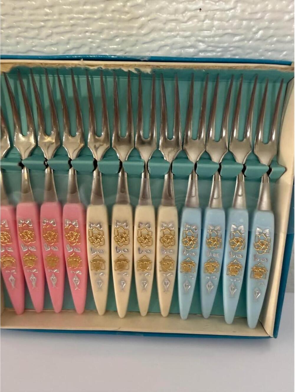 Vintage Little Stainless Steel Appetizer Forks - Set of 12 [COPY]